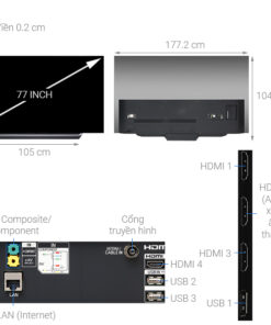 LG C1 77 inch 4K Smart OLED TV