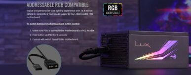 Nguồn máy tính Aerocool LUX RGB 650W