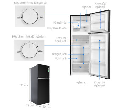 Tủ lạnh LG Inverter 335 lít GN-M332BL