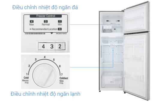 Tủ lạnh LG Inverter 255 lít GN-M255PS
