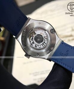 Đồng hồ Hublot Classic Fusion mặt xanh 42mm viền Moisante rep 1 1