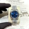 Đồng hồ Rolex Datejust Blue dail 36mm thép 904L rep 1 1