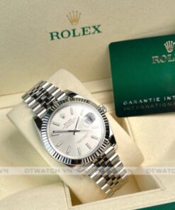 Đồng hồ Rolex Datejust 41mm Thép 904l White Dial rep 1 1