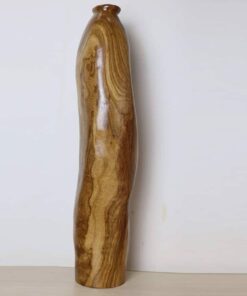 Bình nghệ thuật gỗ măn