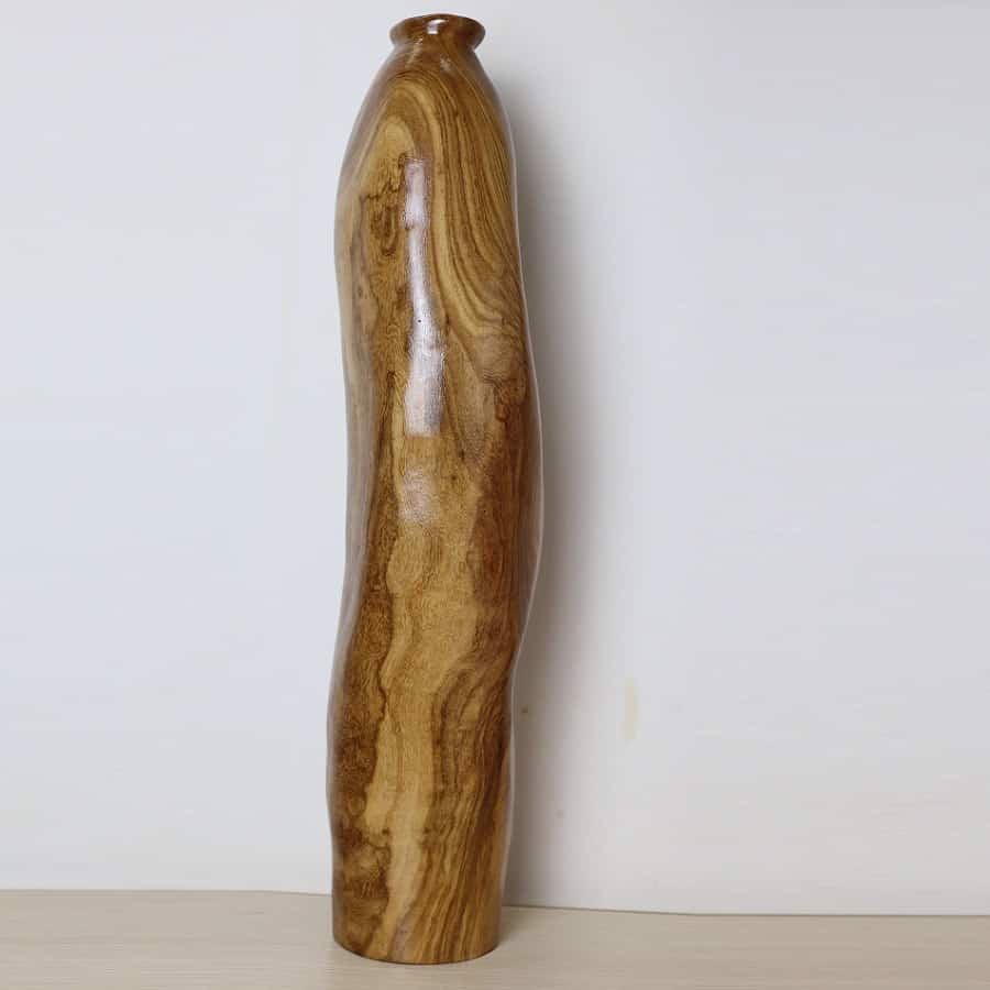 Bình nghệ thuật gỗ măn